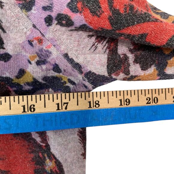 Anthropologie Maeve Kimmie Floral Pullover Sweater Womens Size Small Colorful - Picture 8 of 12